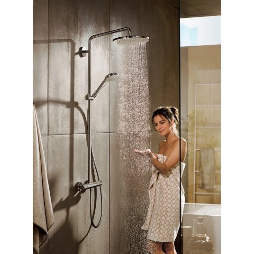 Смеситель для душа Hansgrohe Croma Select S Showerpipe 280 1jet 26790000 с термостатом хром Смеситель для душа Hansgrohe Croma Select S Showerpipe 280 1jet 26790000 с термостатом хром